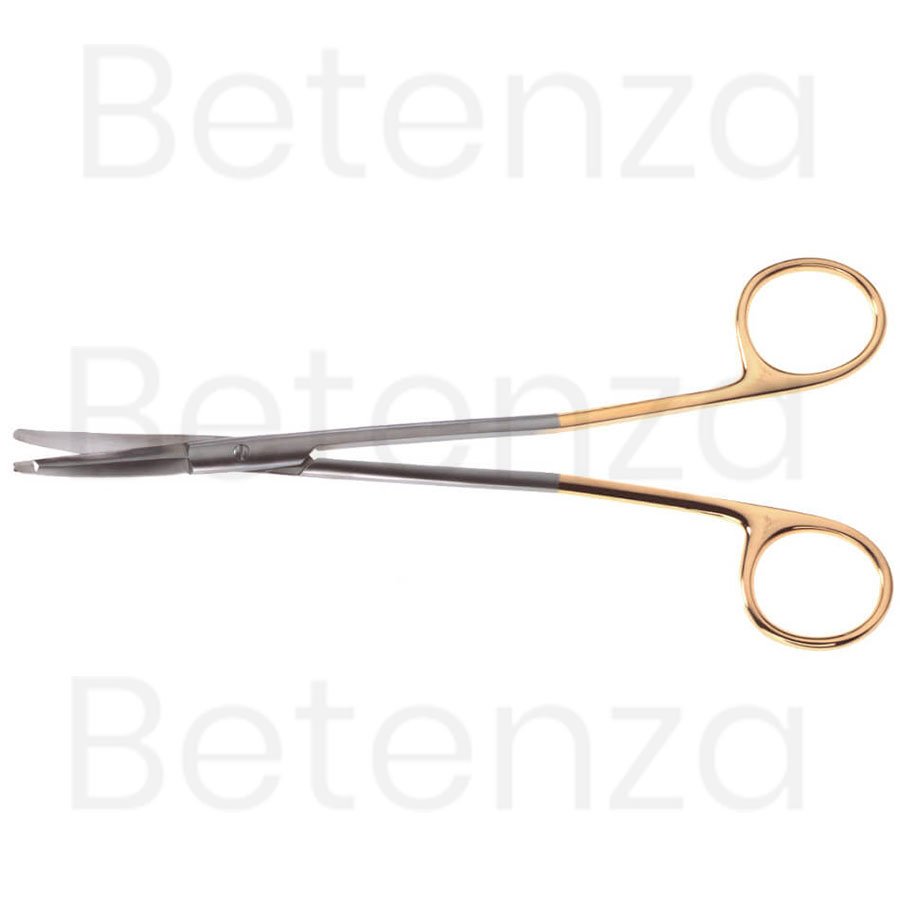 Kaye-Freeman Serrated Onyx Scissors, 7 in (18cm), Curved