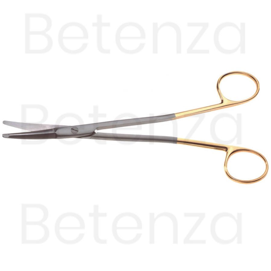 Gorney-Freeman Facelift Serrated Onyx Scissors, Curved