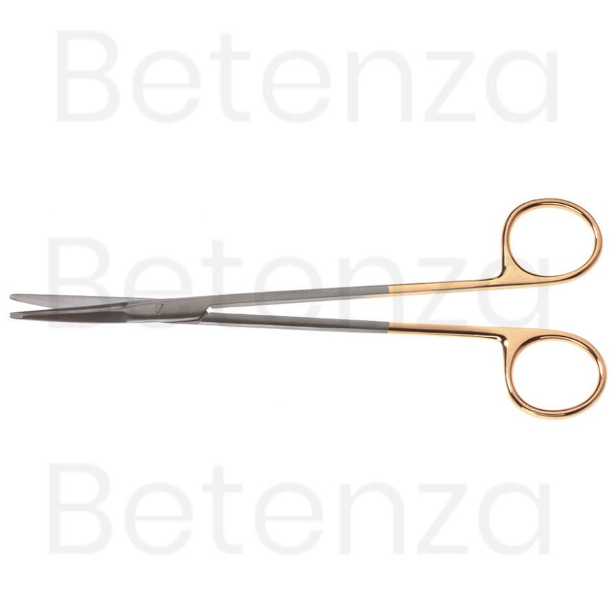 Kaye Facelift Serrated Onyx Scissors 7 in (18cm), Curved
