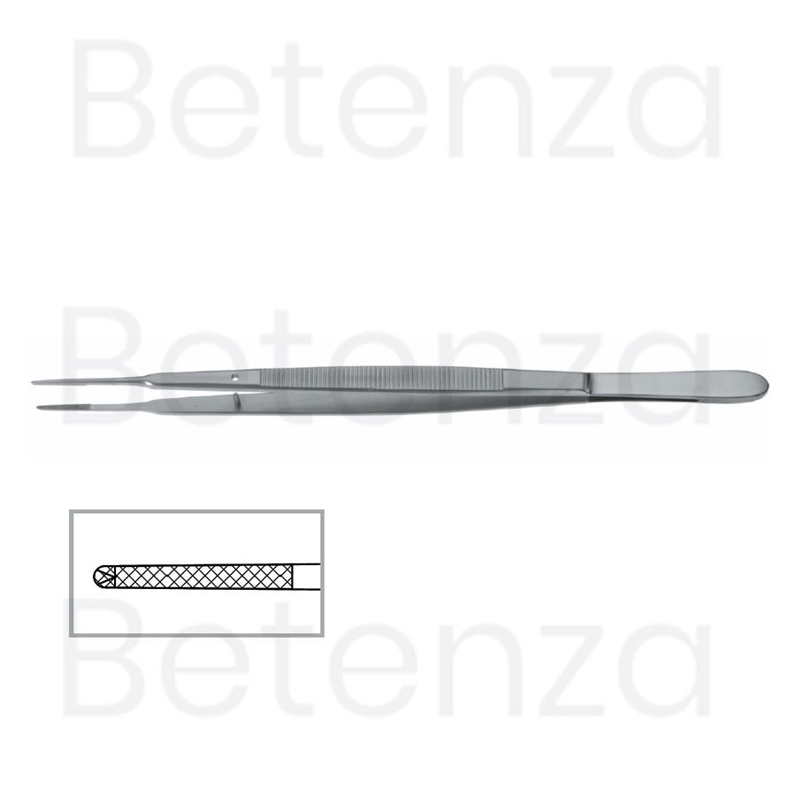 Gerald Tissue Forceps, 7 in (17.8cm), 1×2 Teeth, Straight