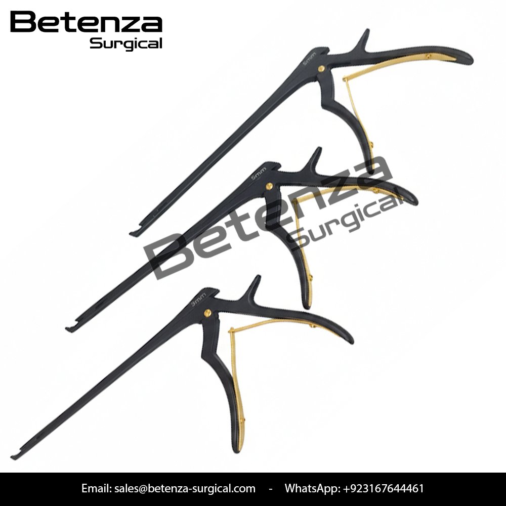 Kerrison Rongeurs Black Coated Teflon (PTFE) 18cm, 20cm Upward