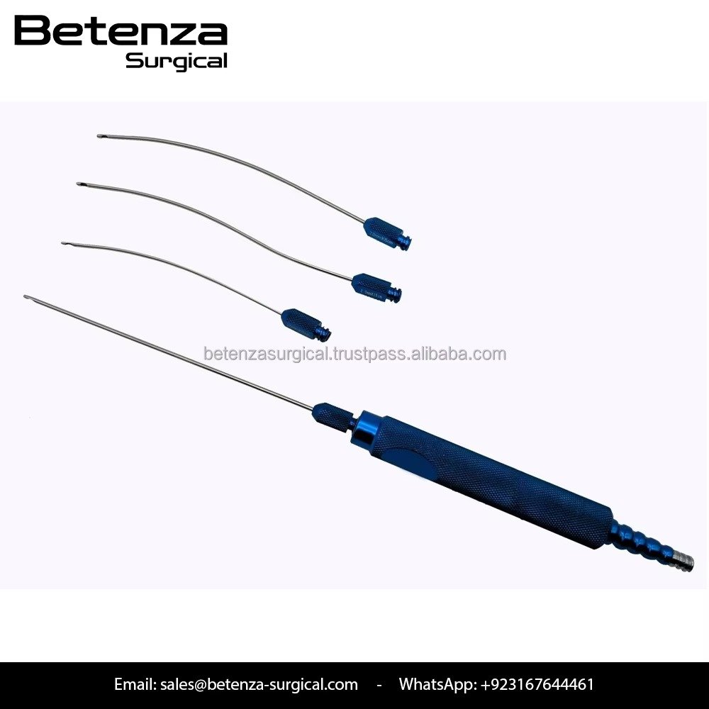 Fat Transfer Luer Lock Liposuction Cannula Set For Face Breast Buttocks